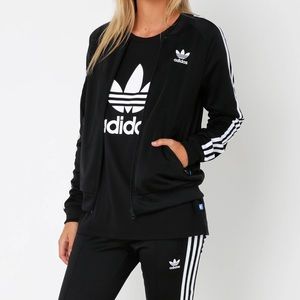 Adidas Black Superstar Track Jacket